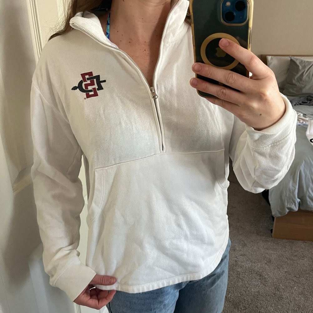 SDSU League half zip